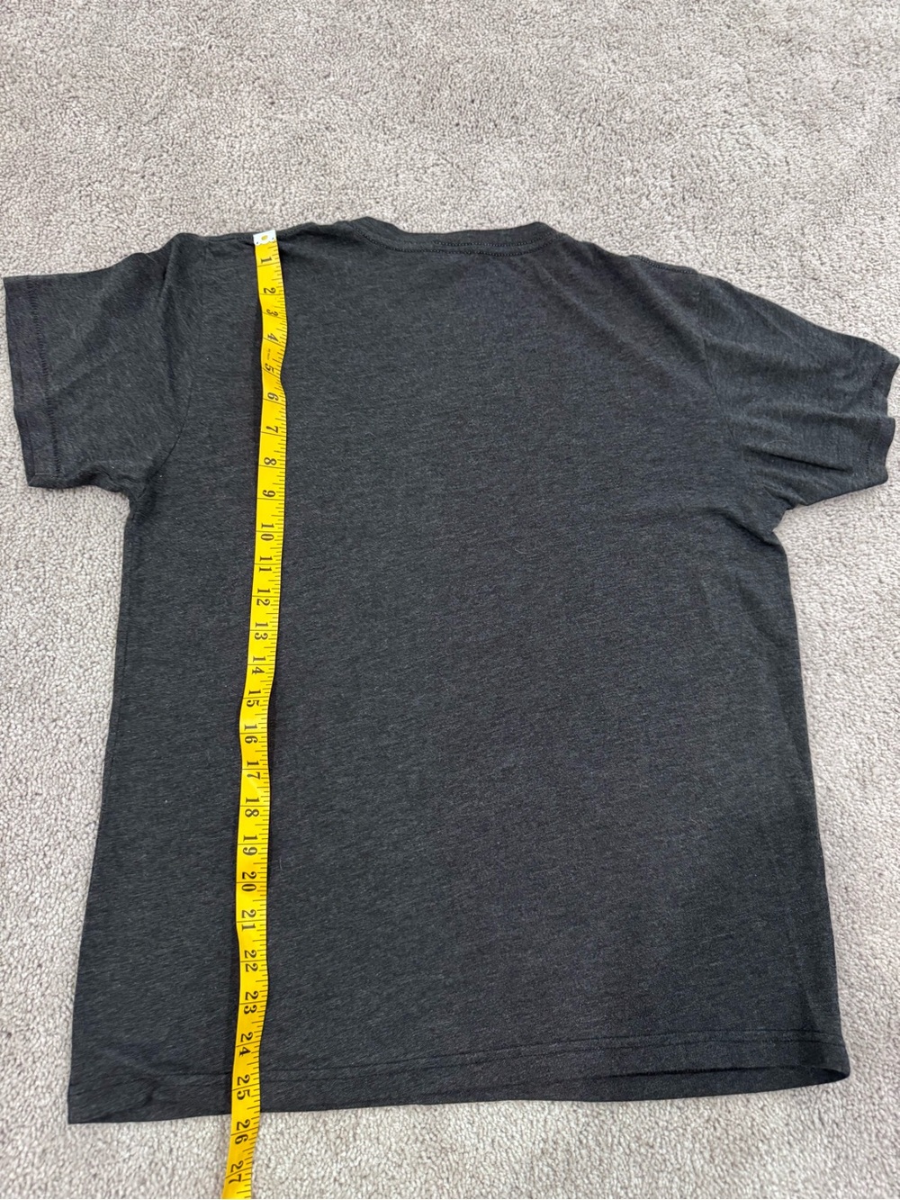 HOMAGE Charcoal Graphic Tee with Orange & White Accents - Picture 6 of 8